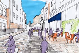 A road concept picture of Castle Road, Southsea. Pic Portsmouth City Council.