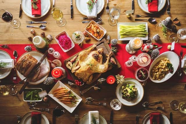 Christmas dinner. Photo by Shutterstock