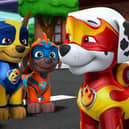 Steve has hours of fun – while he should be working – playing Paw Patrol with daughter Mary. Picture: PA