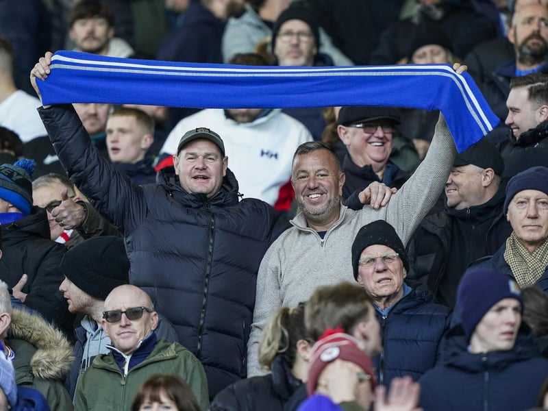 Enjoying Pompey's first trip to West Brom in more than 16 years.