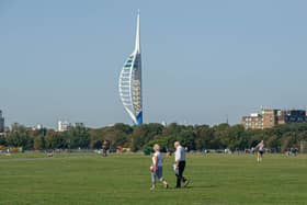 People on Southsea Common. Picture: Habibur Rahman