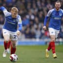 Paddy Lane launches a Pompey attack in the first-half of Sheffield Wednesday's visit. Picture: Jason Brown/ProSportsImages