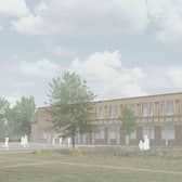 Artist's impression. Hampshire County Council planning application.