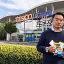 Alan Mak MP with a Tesco Meal Deal