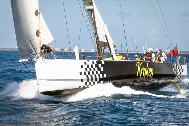 Crew led by captain Lance Shepherd on yacht Telefonica Black on voyage back to UK from Caribbean.