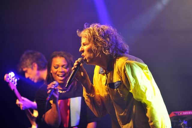 !!! (Chk Chk Chk) at the Wedgewood Rooms 04/10/22. Picture by Paul Windsor