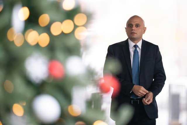 Health Secretary Sajid Javid arrives at BBC Broadcasting House, London, to appear on the last episode of the BBC1 current affairs programme, The Andrew Marr show. Picture: Dominic Lipinski/PA Wire