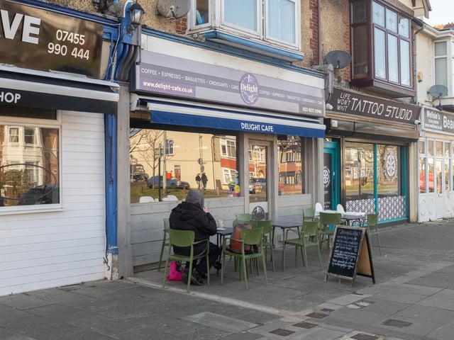 Delight Café in Copnor Road, Copnor, has a 4.7 rating from 119 Google reviews.