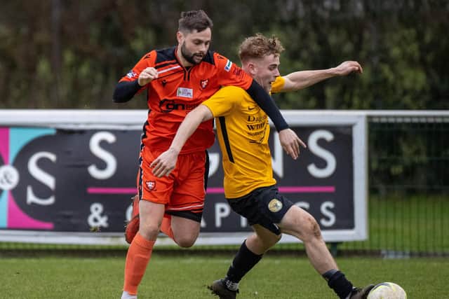 Action from AFC Portchester's league meeting with Bashley last weekend from which an 'ongoing' investigation into an 'incident' that occured after the match is continuing