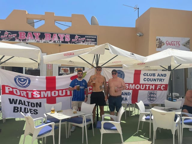 Sun, beer and pomp!   Picture: @BradSaundersPfc