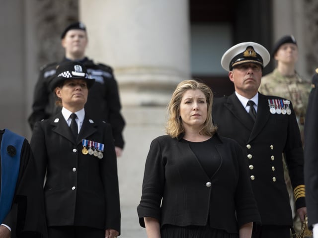 The proclamation of King Charles III in Guildhall Square in Portsmouth on September 11, 2022