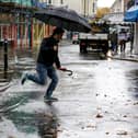 The Met Office have issued a yellow weather warning over Portsmouth, Gosport, Fareham and much of the south coast of England. Other rain warnings have been implemented across the UK. Picture: Chris Moorhouse (jpns 271023-11)