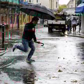 The Met Office have issued a yellow weather warning over Portsmouth, Gosport, Fareham and much of the south coast of England. Other rain warnings have been implemented across the UK. Picture: Chris Moorhouse (jpns 271023-11)