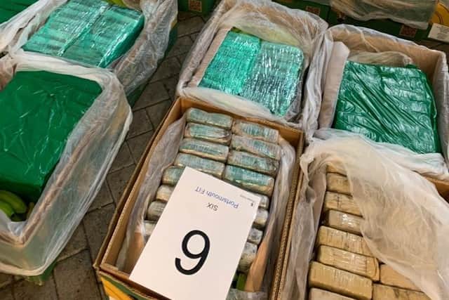 Border Force seized 2.3 tonnes of cocaine at Portsmouth port on February 14. Picture: NCA