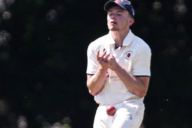 Waterlooville's Lewis Poole-Gleed drops a catch. Picture: Chris Moorhouse