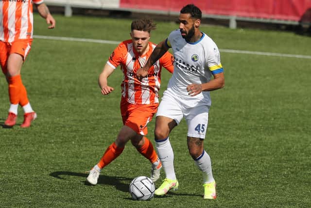 Hawks striker Stefan Payne is back in training after a recent hamstring issue Picture: Dave Haines