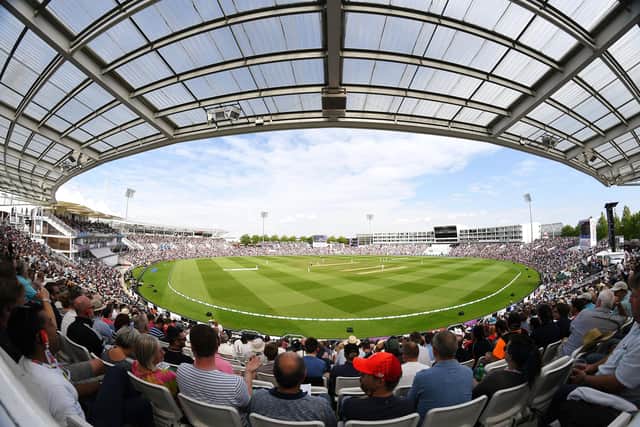 A panoramic view of Hampshire's Ageas Bowl during the England v India Test in 2018. Picture: Neil Marshall