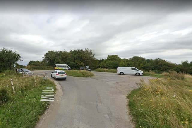 The attack happened at the turning circle of the Mill Lane car park in Portsdown Hill. Picture: Google Street View.