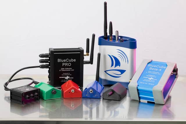 HIP TO BE SQUARE: Barnbrook System’s BlueCube© range of remote monitoring sensors