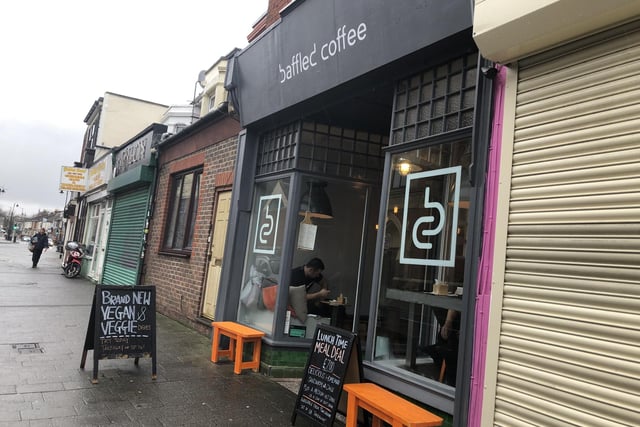 Baffled Coffee, on Fawcett Road, has a rating of 4.7 out of five from 481 reviews on Google.