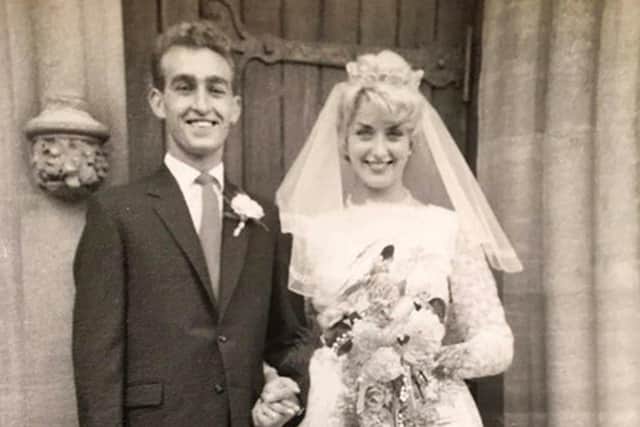 Alan and Diane Riggs on their wedding day in September 1960.