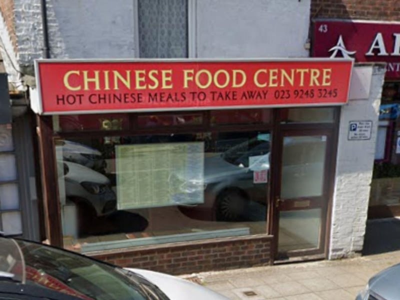 The Chines Food Centre at 41 North Street, Havant was given a hygiene rating of 3 by the Food Standards Agency after an assessment on January 18.