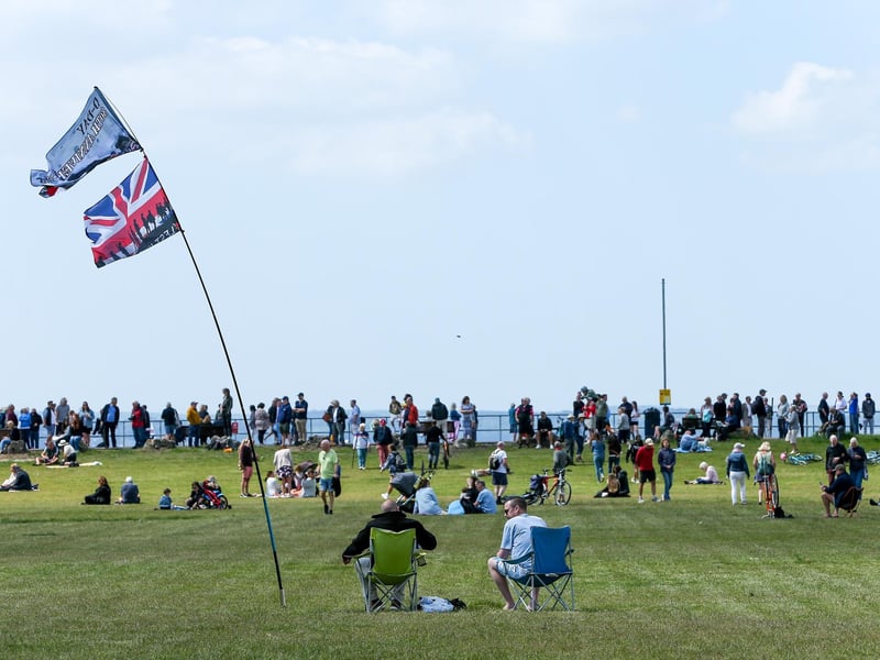 Crowds at the D-Day 80 national commemorative event.Picture: Chris Moorhouse (050624-037)