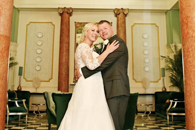 Steve and Leah Fossett's wedding at The Queen's Hotel.
Picture: Naomi Lloyd