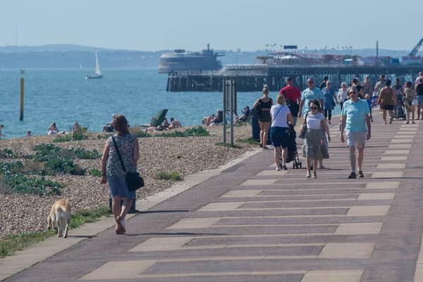 People on Eastern Parade, Southsea. Picture: Habibur Rahman