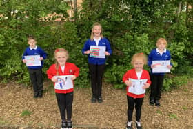 From left: Max Woodfield, Isabella Valente-Mitchell, Maddie Lethbridge, Evie Chaisty, and Evie Jalban.