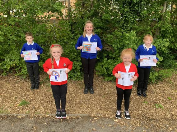 From left: Max Woodfield, Isabella Valente-Mitchell, Maddie Lethbridge, Evie Chaisty, and Evie Jalban.