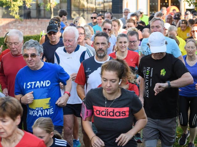 Fareham parkrun start. Picture: Keith Woodland