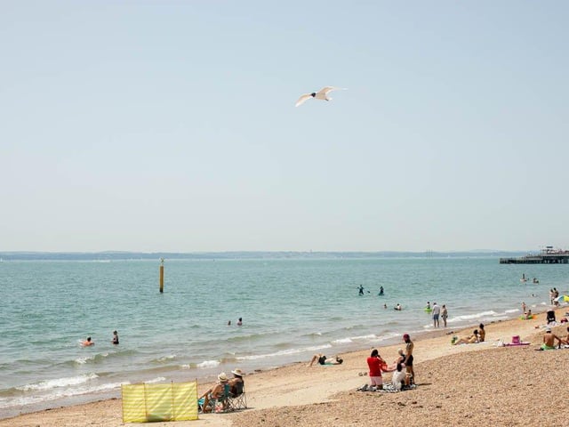 Southsea beach.