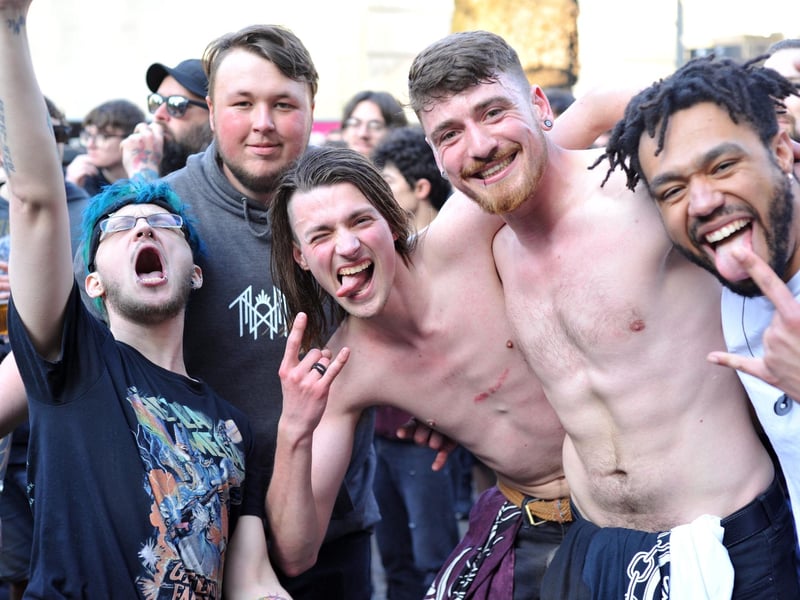 Members of the audience at Takedown Festival. Picture by Paul Windsor