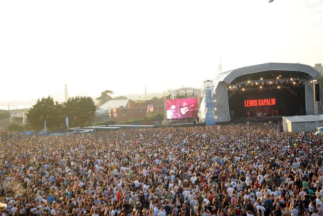 The crowds watching Lewis Capaldi at Victorious Festival in 2019
Picture: Paul Windsor