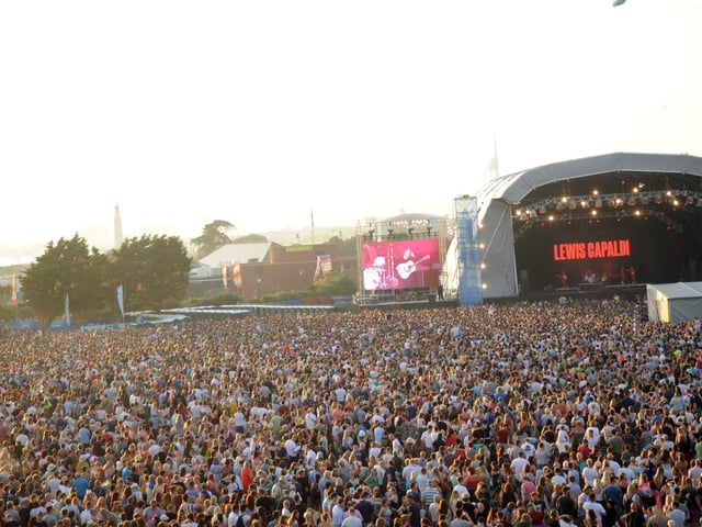 The crowds watching Lewis Capaldi at Victorious Festival in 2019
Picture: Paul Windsor