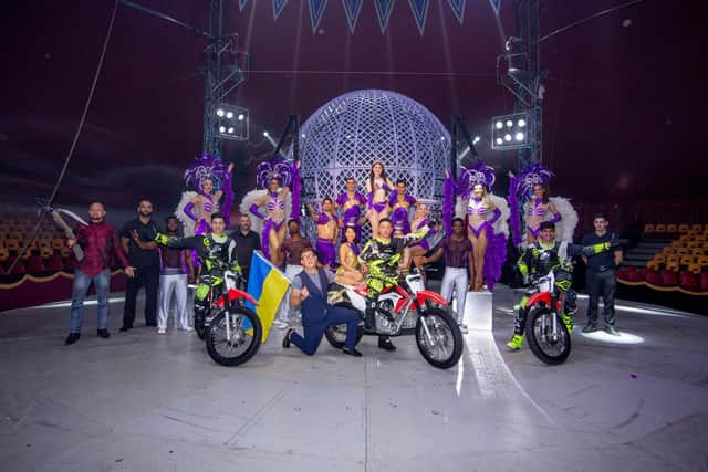 All of the performers of Circus Berlin. Picture: Habibur Rahman