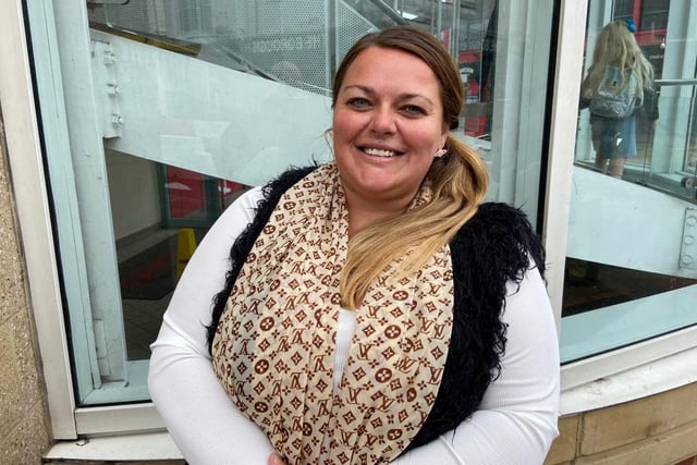 We spoke to Kayleigh Hope in the city centre as she headed shopping for the first time, as businesses reopen.