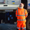 Tony Moulson celebrates 45 years of working as a refuse collector
