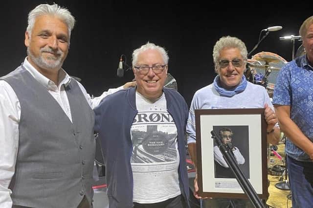 Roger Daltrey inducted into Portsmouth Guildhall's Wall of Fame. 