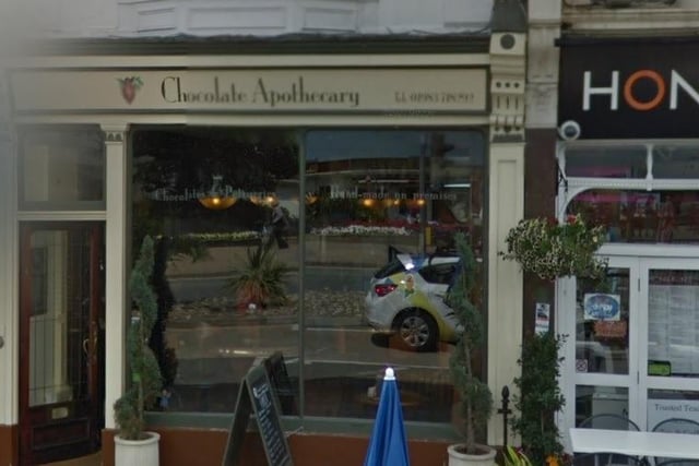 Chocolate Apothecary, Ryde Esplanade, Isle of Wight, has been awarded the Blue Ribbon for Delicious Dishes.