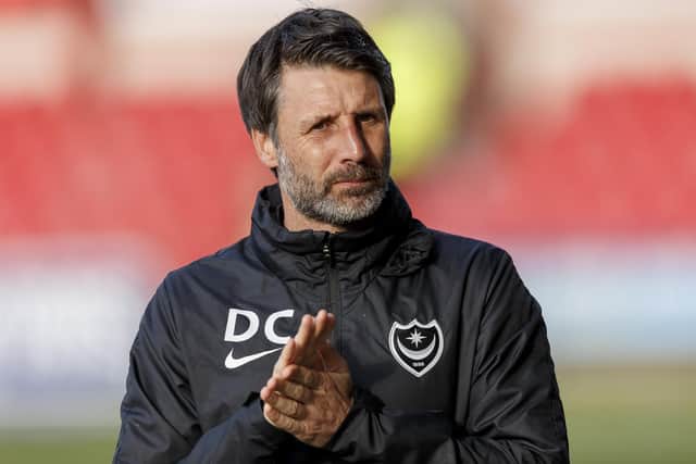 Pompey chief Danny Cowley. Picture: Daniel Chesterton/phcimages.com