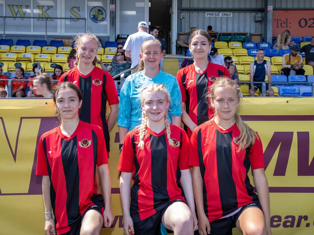 Winchester City Flyers Eagles Red U14s. Picture: Alex Shute