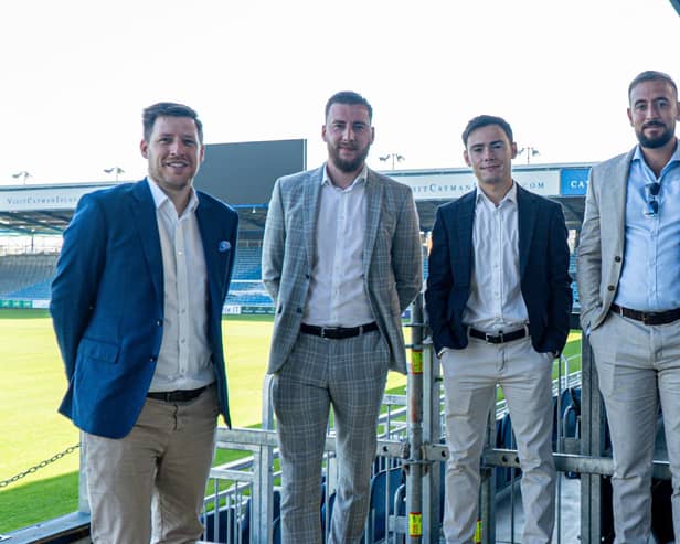 Portsmouth FC are thrilled to announce that Resolve have agreed a three-year extension to their partnership with the club. Pic: Portsmouth FC
