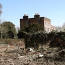 The remains of former farm buildings alongside Catherington House. Picture: Mike Mcbride.