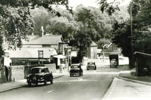 THEN: London Road, Horndean, in the 1950s.