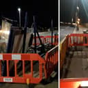 The remains of a bus shelter have been removed from the seafront by Portsmouth City Council following an incident.