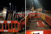 The remains of a bus shelter have been removed from the seafront by Portsmouth City Council following an incident.