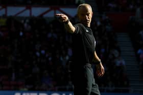 Referee Andy Woolmer. Photographer Alex Dodd/CameraSport
