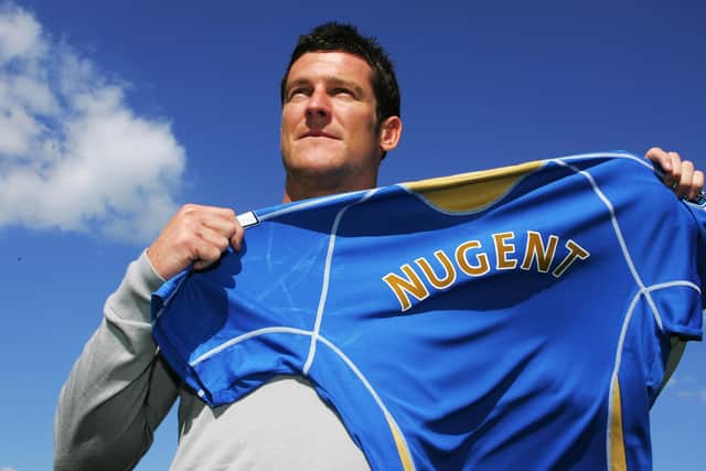 David Nugent joined Pompey from Preston in 2007 for £6m. Picture: Clive Rose/Getty Images